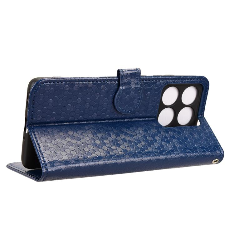 For Motorola Edge 60 Pro Honeycomb Dot Texture Leather Phone Case
