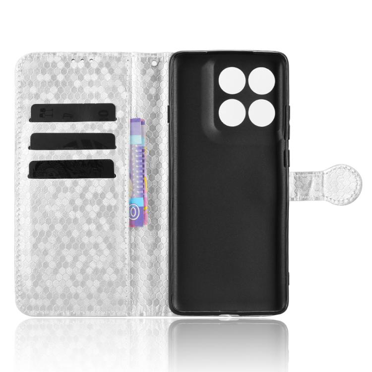 For Motorola Edge 60 Pro Honeycomb Dot Texture Leather Phone Case