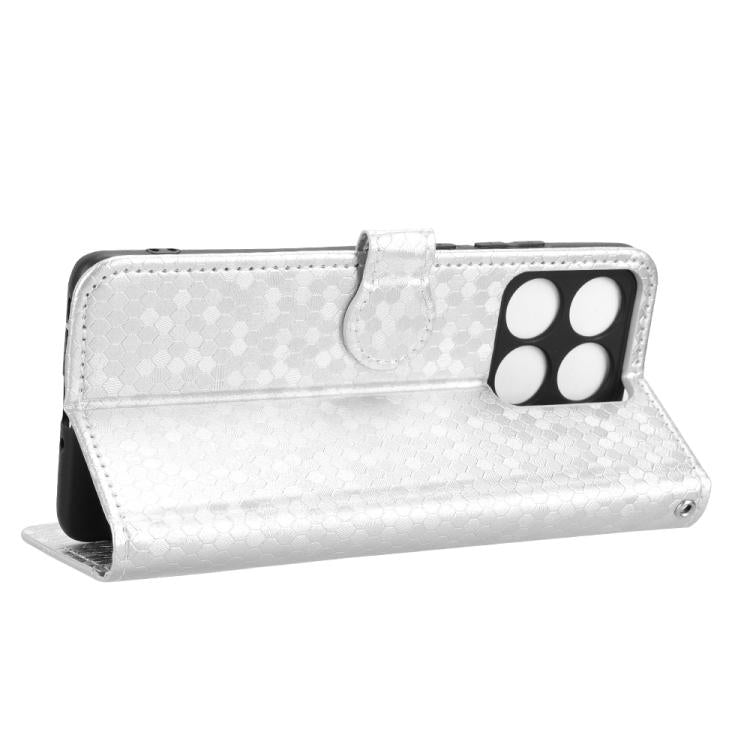 For Motorola Edge 60 Pro Honeycomb Dot Texture Leather Phone Case