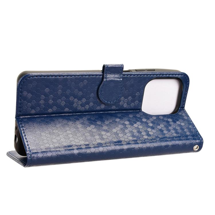 For Motorola Moto G56 5G Honeycomb Dot Texture Leather Phone Case