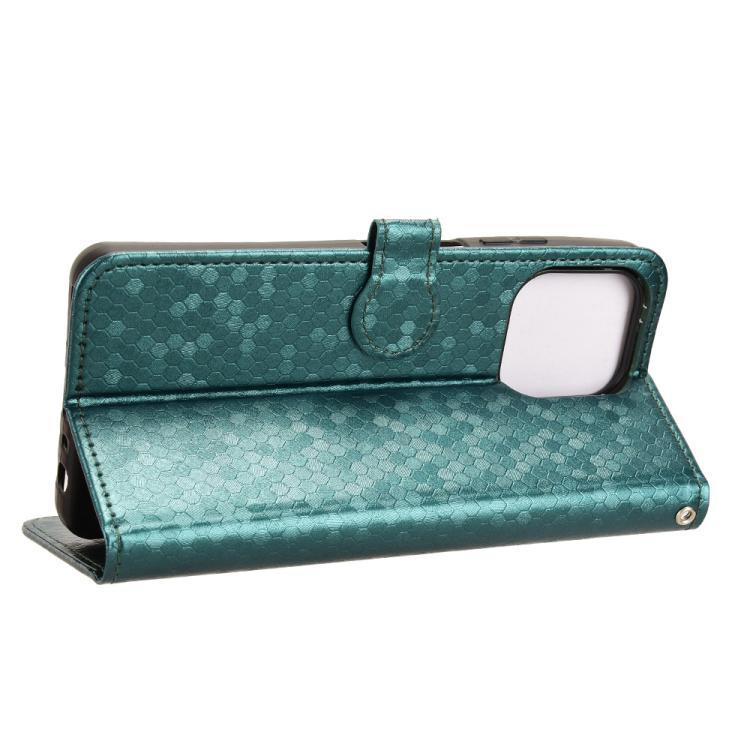 For Motorola Moto G56 5G Honeycomb Dot Texture Leather Phone Case