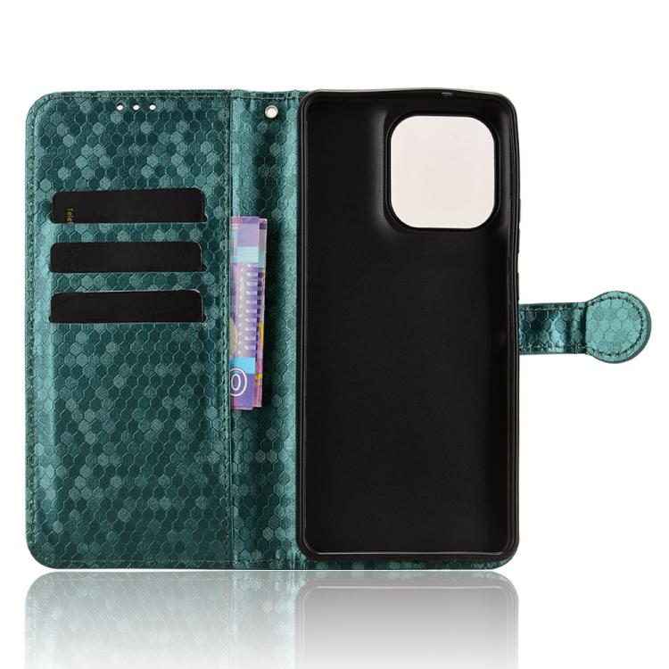 For Motorola Moto G86 5G Honeycomb Dot Texture Leather Phone Case