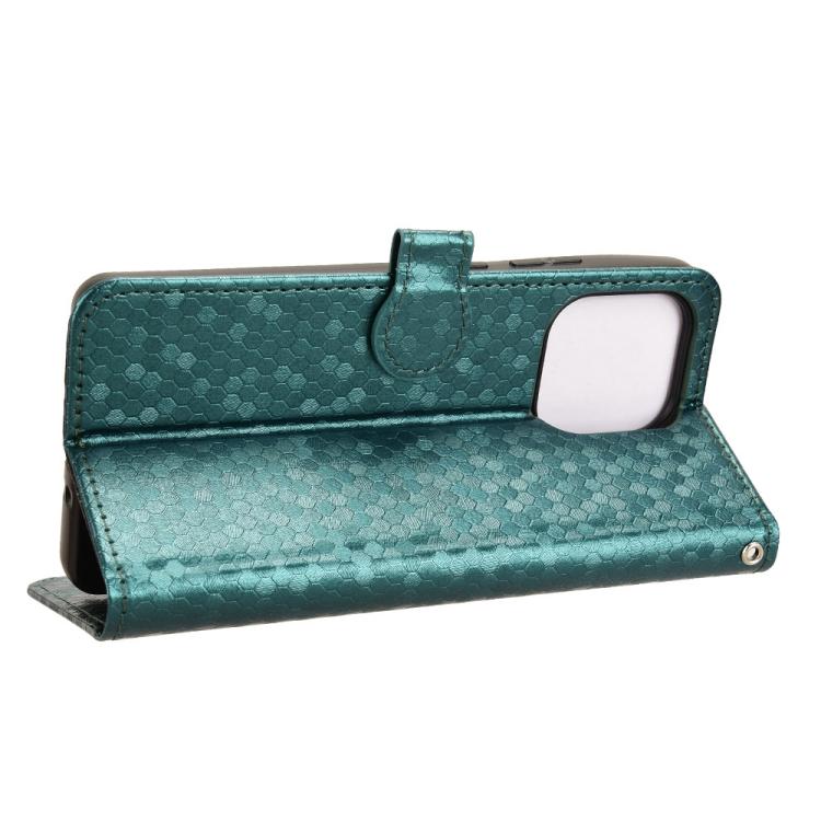 For Motorola Moto G86 5G Honeycomb Dot Texture Leather Phone Case