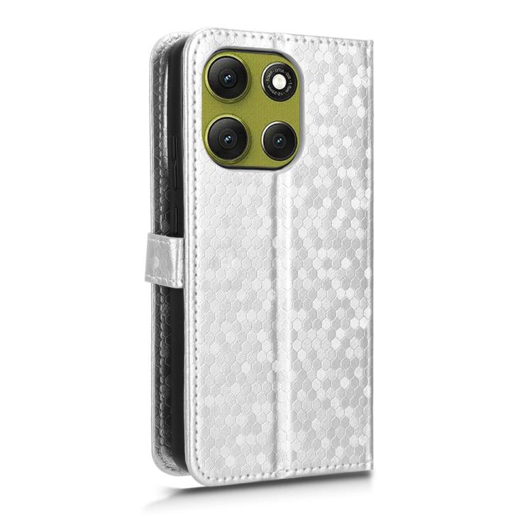 For Motorola Moto G86 5G Honeycomb Dot Texture Leather Phone Case