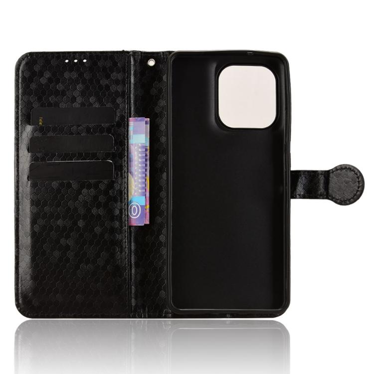 For Motorola Moto G86 Power 5G Honeycomb Dot Texture Leather Phone Case
