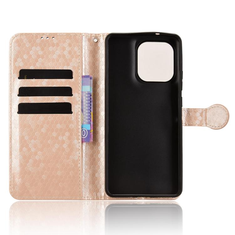 For Motorola Moto G86 Power 5G Honeycomb Dot Texture Leather Phone Case