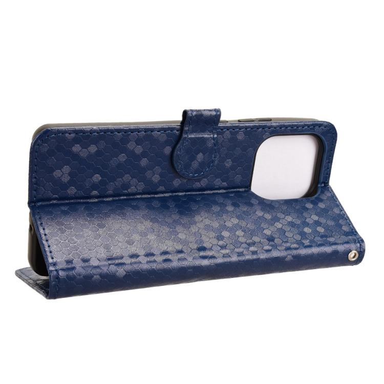 For Motorola Moto G86 Power 5G Honeycomb Dot Texture Leather Phone Case
