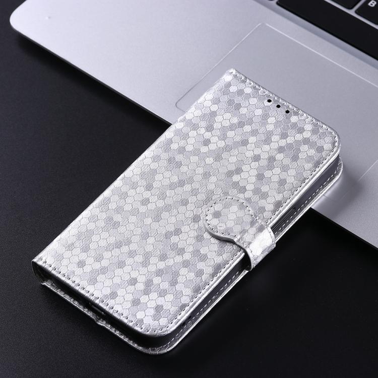 For Motorola Moto G86 Power 5G Honeycomb Dot Texture Leather Phone Case
