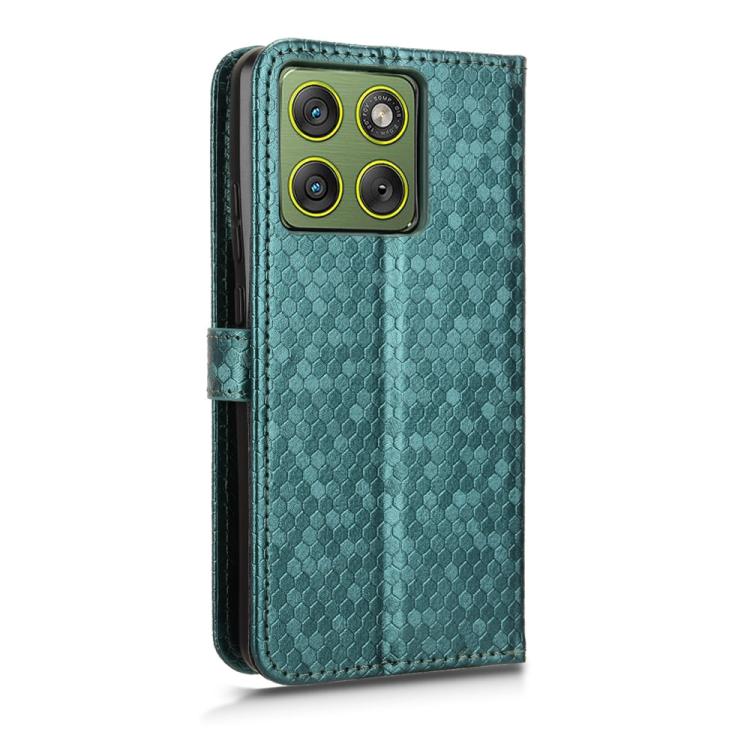 For Motorola Edge 70 / Moto X70 Air 5G Honeycomb Dot Texture Leather Phone Case