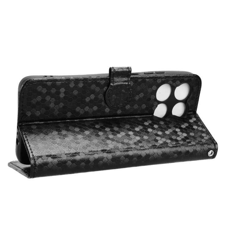 For Motorola Moto G67 Power / G57 Power Honeycomb Dot Texture Leather Phone Case