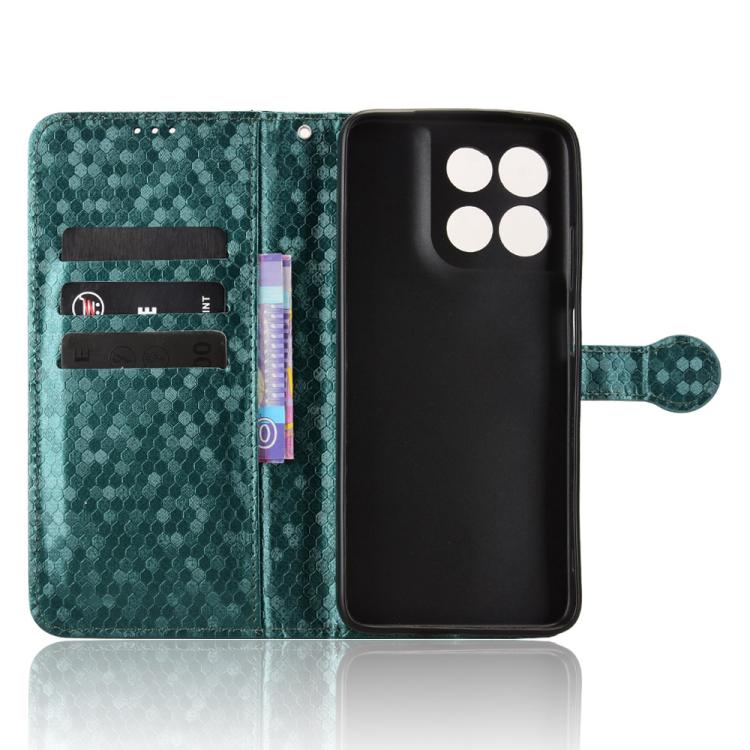 For Motorola Moto G67 Power / G57 Power Honeycomb Dot Texture Leather Phone Case