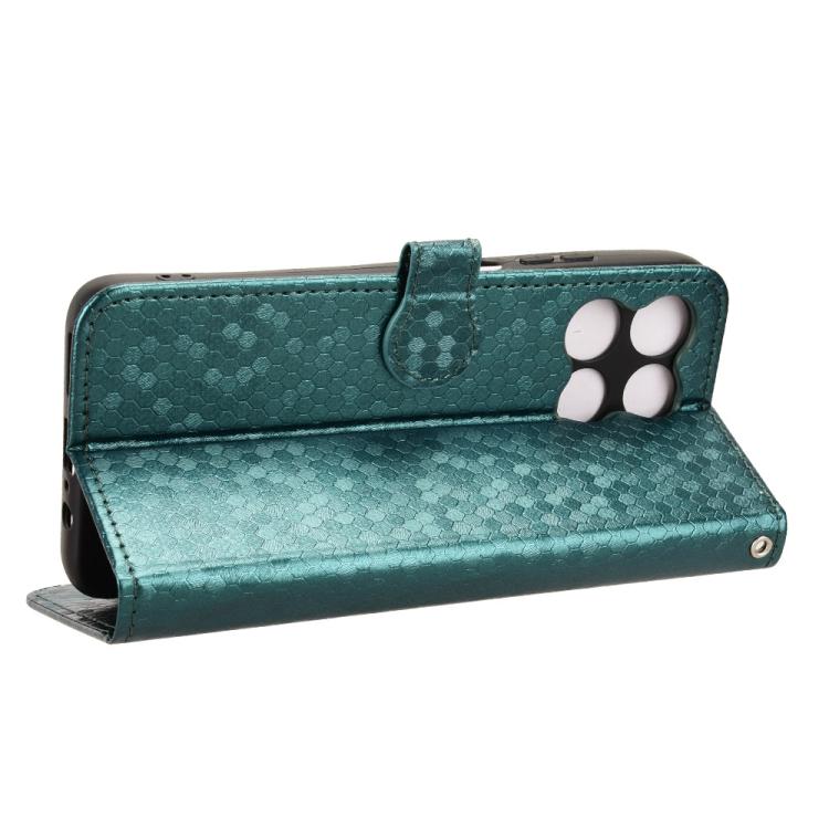 For Motorola Moto G67 Power / G57 Power Honeycomb Dot Texture Leather Phone Case