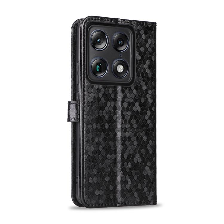 For Motorola Moto X70 Air Pro 5G Honeycomb Dot Texture Leather Phone Case