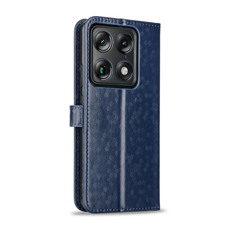For Motorola Moto X70 Air Pro 5G Honeycomb Dot Texture Leather Phone Case