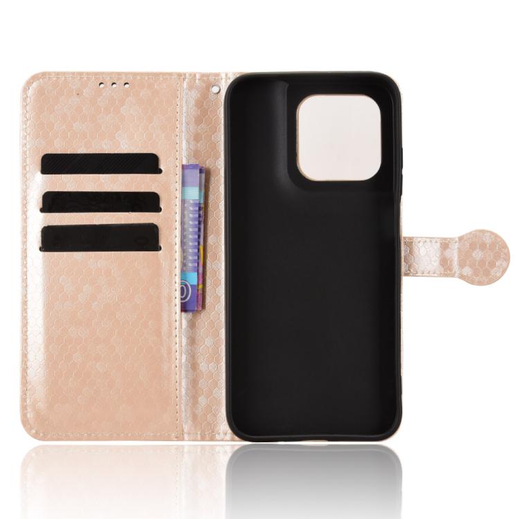 For Motorola Moto G67 5G / G77 5G Honeycomb Dot Texture Leather Phone Case