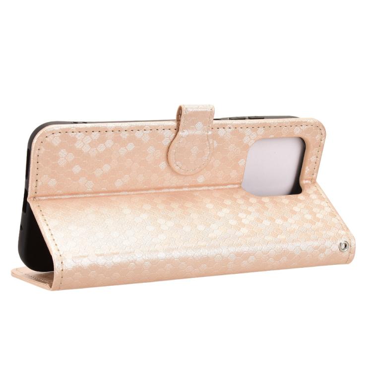 For Motorola Moto G67 5G / G77 5G Honeycomb Dot Texture Leather Phone Case