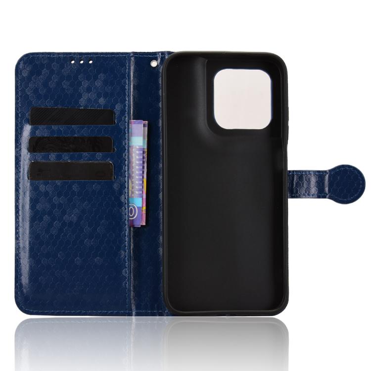For Motorola Moto G67 5G / G77 5G Honeycomb Dot Texture Leather Phone Case