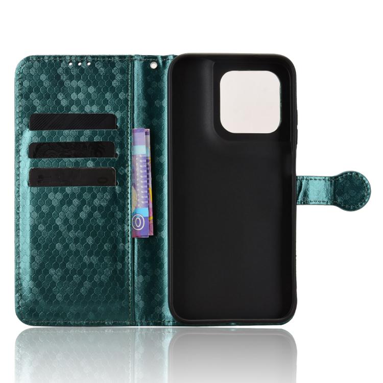 For Motorola Moto G67 5G / G77 5G Honeycomb Dot Texture Leather Phone Case
