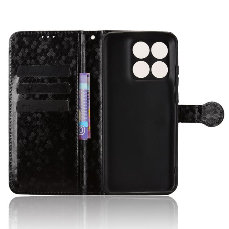 For Motorola Edge 70 Fusion 5 Honeycomb Dot Texture Leather Phone Case