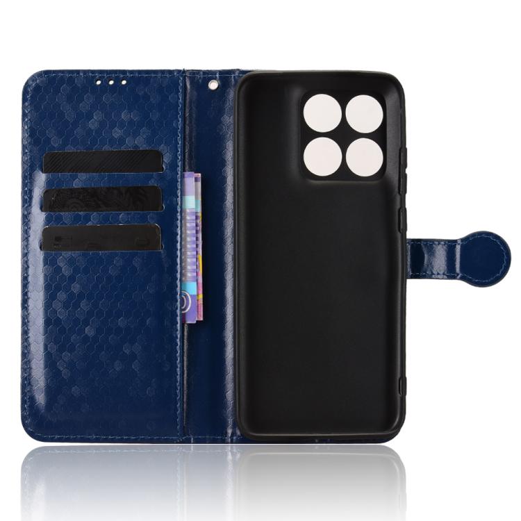 For Motorola Edge 70 Fusion 5 Honeycomb Dot Texture Leather Phone Case