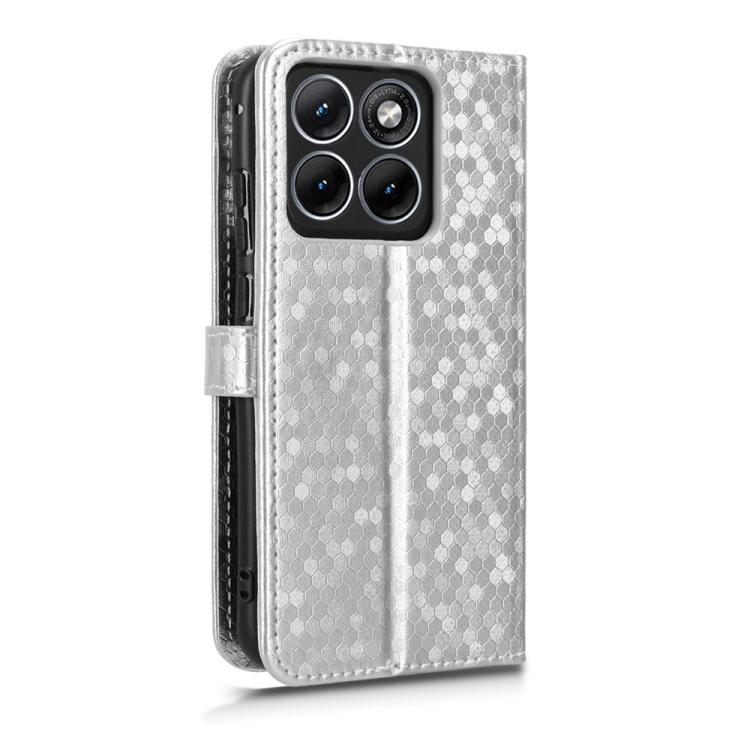 For Motorola Edge 70 Fusion 5 Honeycomb Dot Texture Leather Phone Case