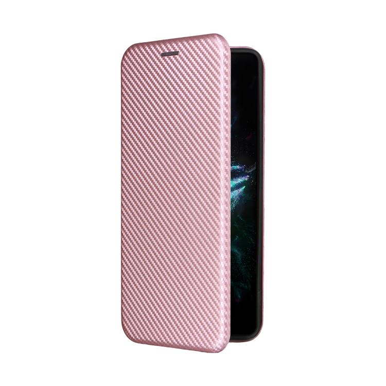 For ASUS ROG Phone 9 Carbon Fiber Texture Flip Leather Phone Case