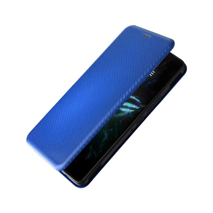 For ASUS ROG Phone 9 Carbon Fiber Texture Flip Leather Phone Case