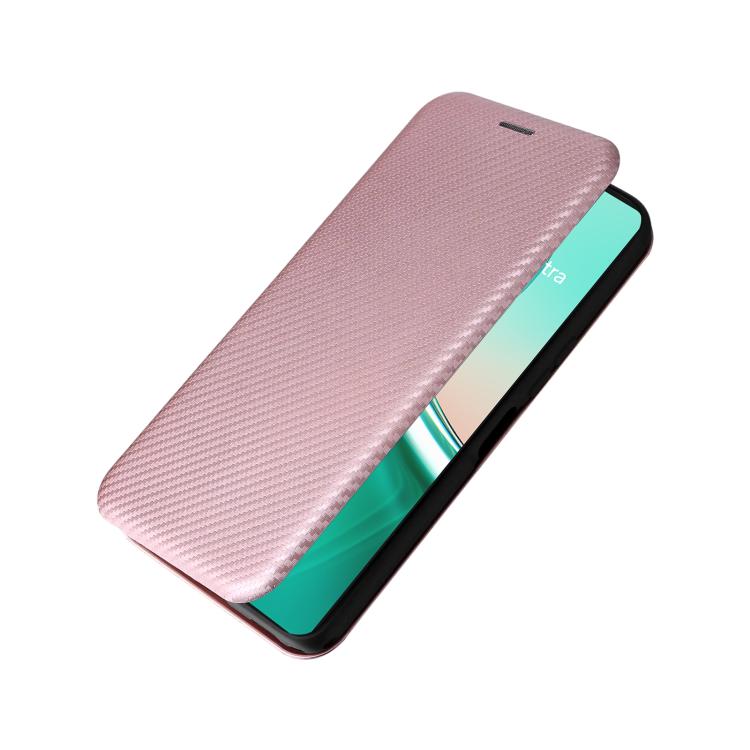 For ASUS Zenfone 12 Ultra Carbon Fiber Texture Flip Leather Phone Case