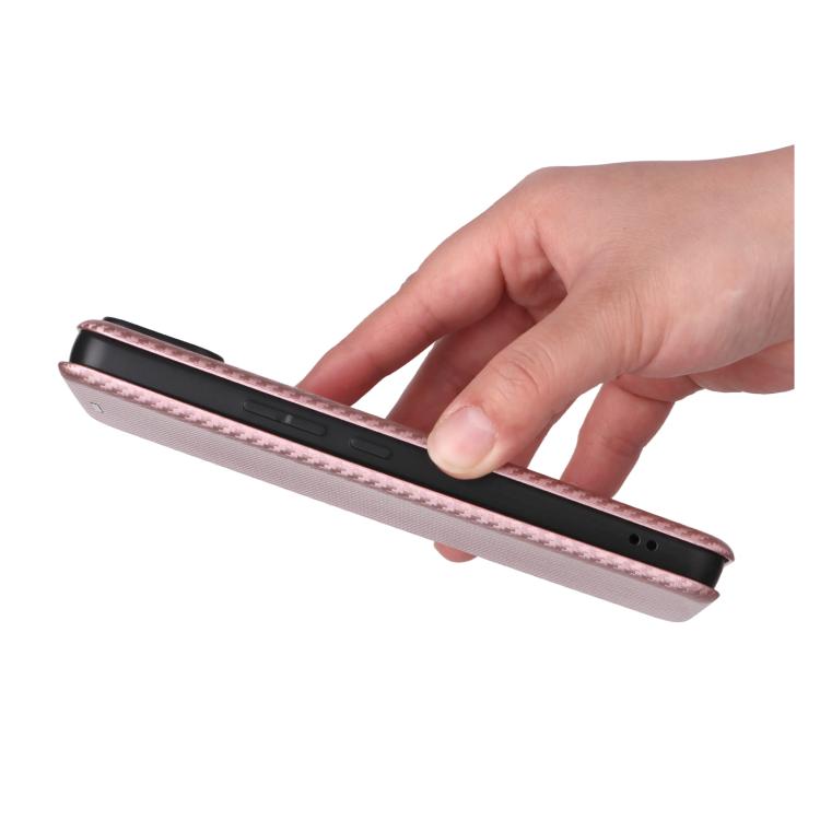 For ASUS Zenfone 12 Ultra Carbon Fiber Texture Flip Leather Phone Case