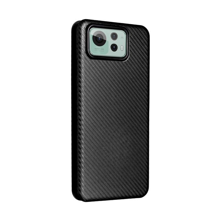 For ASUS Zenfone 12 Ultra Carbon Fiber Texture Flip Leather Phone Case