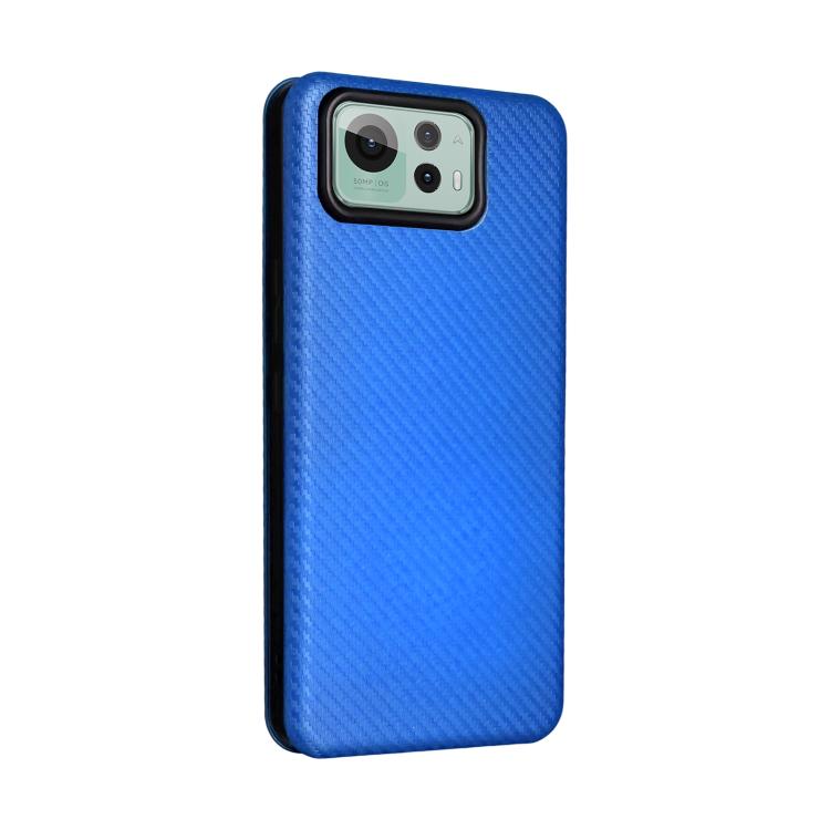 For ASUS Zenfone 12 Ultra Carbon Fiber Texture Flip Leather Phone Case