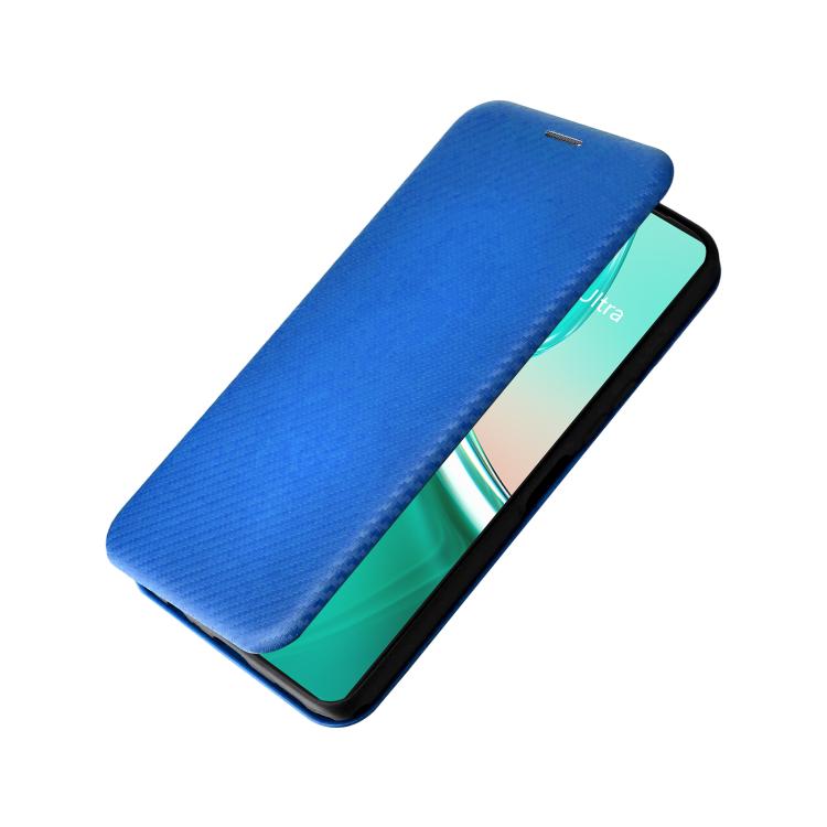 For ASUS Zenfone 12 Ultra Carbon Fiber Texture Flip Leather Phone Case