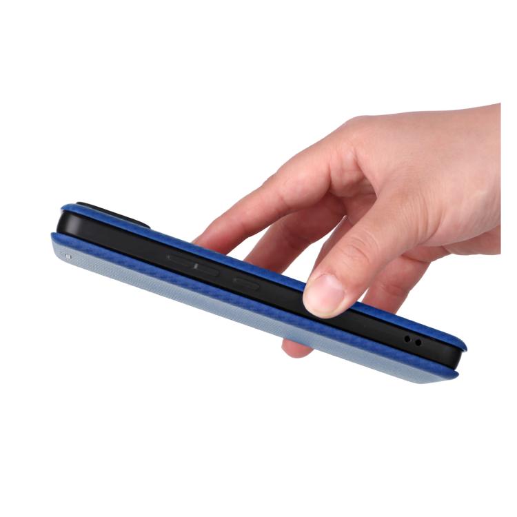 For ASUS Zenfone 12 Ultra Carbon Fiber Texture Flip Leather Phone Case