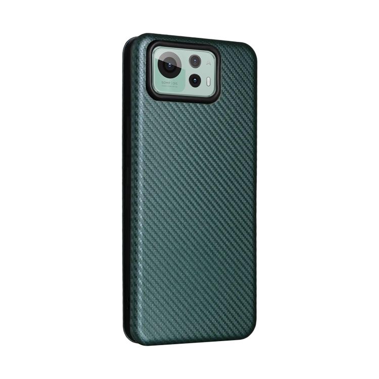 For ASUS Zenfone 12 Ultra Carbon Fiber Texture Flip Leather Phone Case