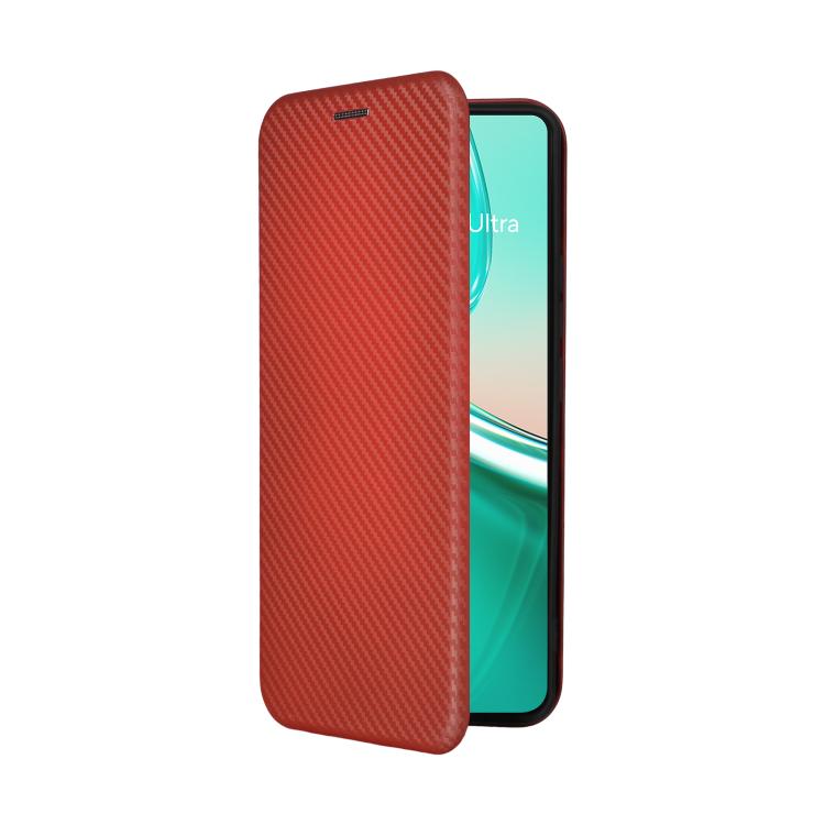 For ASUS Zenfone 12 Ultra Carbon Fiber Texture Flip Leather Phone Case