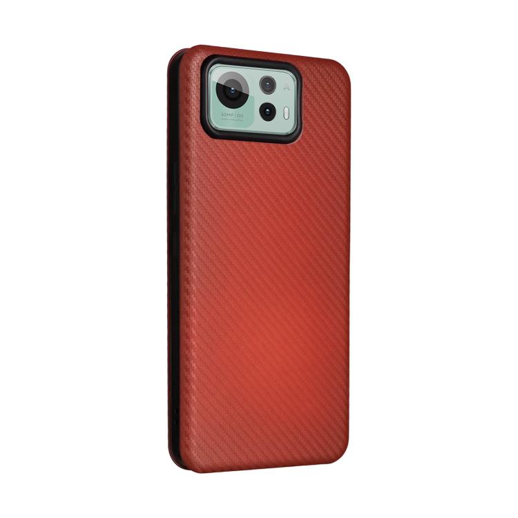 For ASUS Zenfone 12 Ultra Carbon Fiber Texture Flip Leather Phone Case