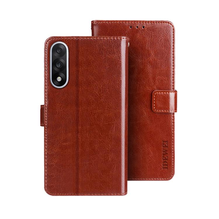 For OnePlus Nord 5 / Ace 5 Ultra idewei Crazy Horse Texture Leather Phone Case