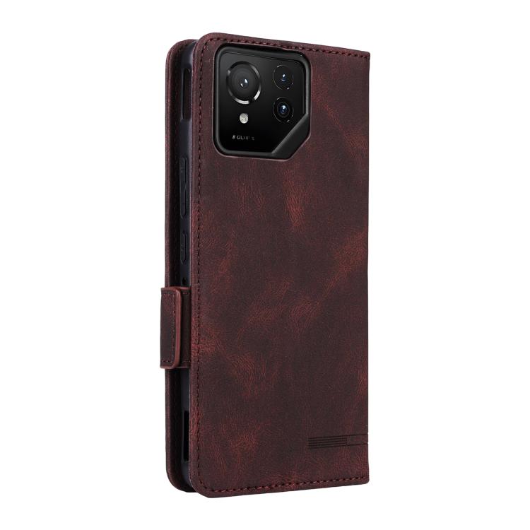 For ASUS ROG Phone 9 Magnetic Clasp Leather Phone Case