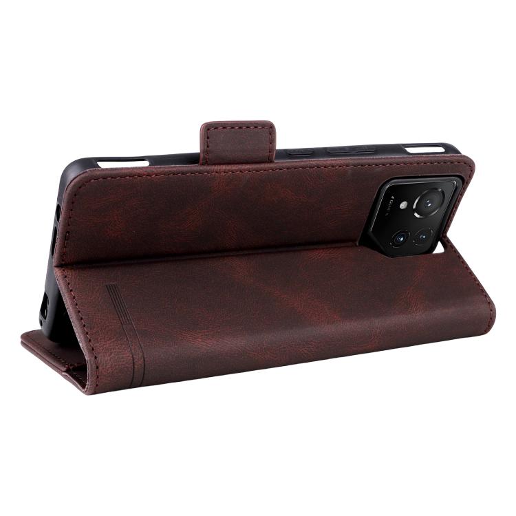 For ASUS ROG Phone 9 Magnetic Clasp Leather Phone Case