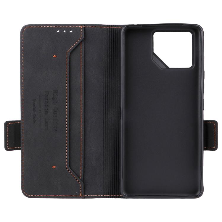 For ASUS ROG Phone 9 Magnetic Clasp Leather Phone Case