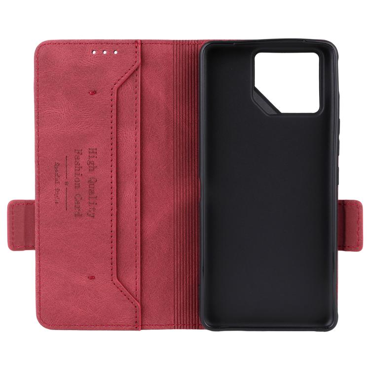 For ASUS ROG Phone 9 Magnetic Clasp Leather Phone Case