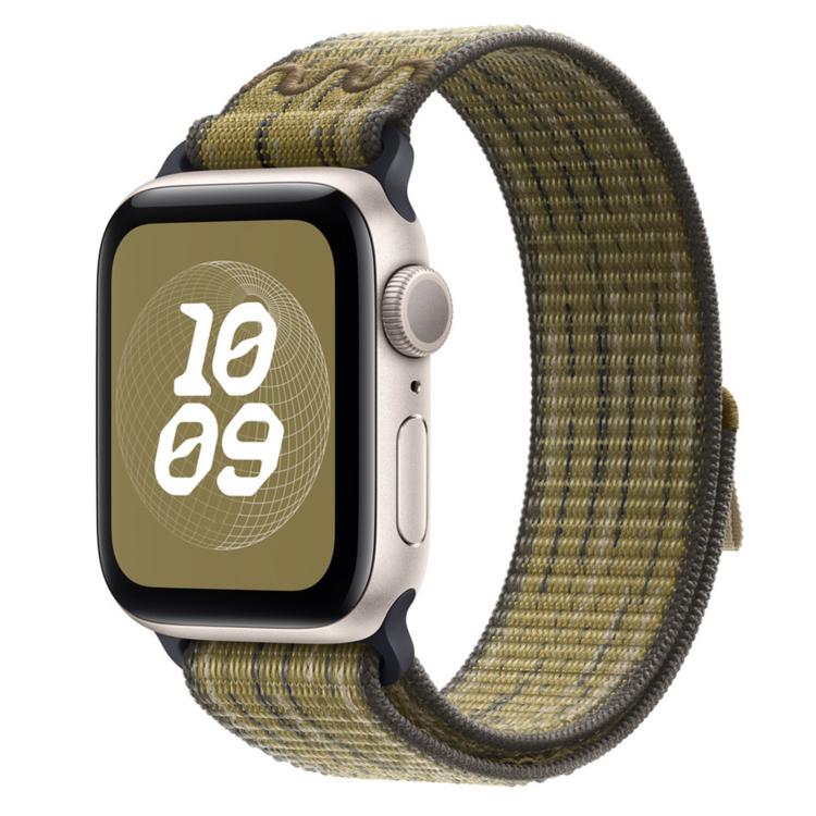 For Apple Watch SE 2023 40mm Loop Nylon Watch Band