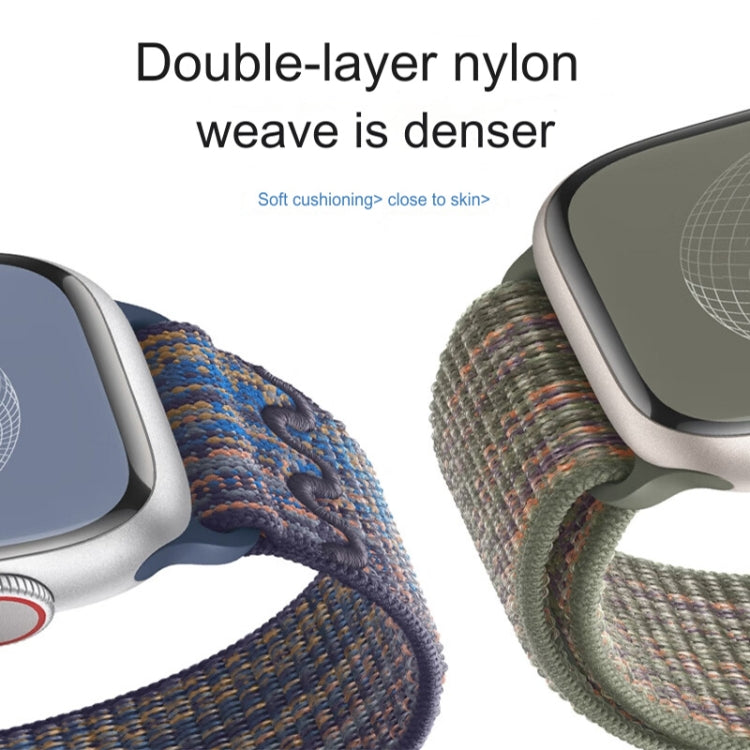 For Apple Watch SE 44mm Loop Nylon Watch Band