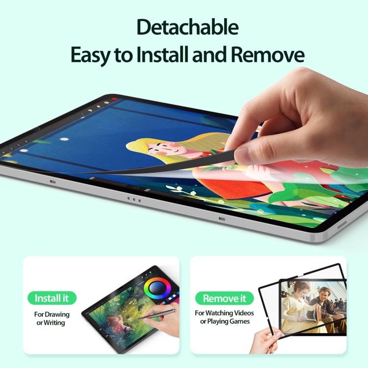 For Samsung Galaxy Tab S10 FE+ DUX DUCIS Naad Series Removable Paper-like Screen Protector