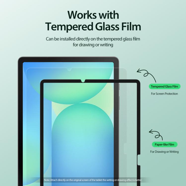 For Samsung Galaxy Tab S10 FE+ DUX DUCIS Naad Series Removable Paper-like Screen Protector