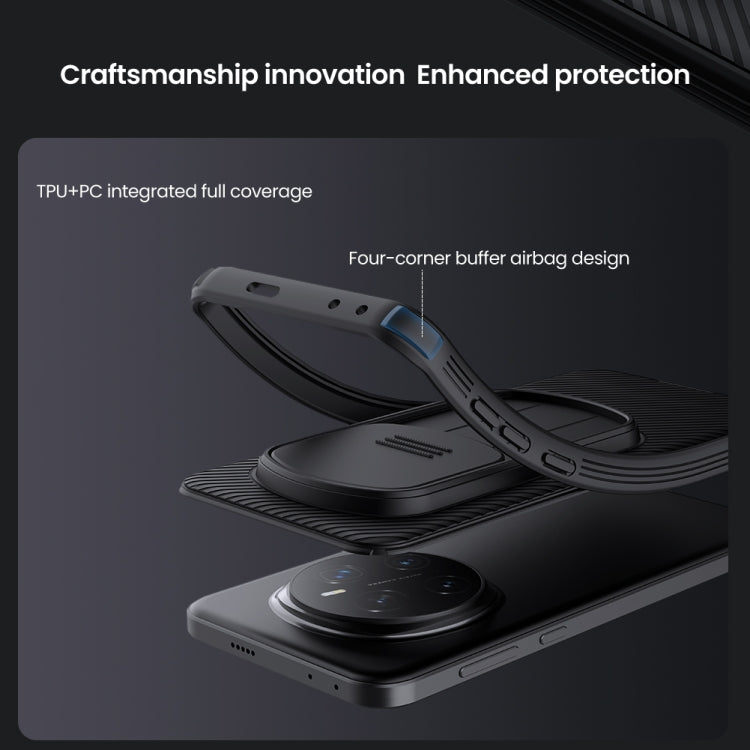 For Honor Magic7 Pro NILLKIN Black Mirror Pro Series Camshield PC Phone Case