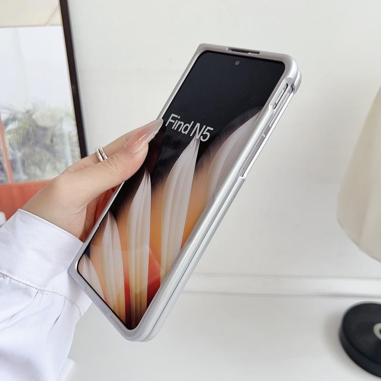 For OPPO Find N5 Morandi Pearlescent Paint Shockproof Phone Case