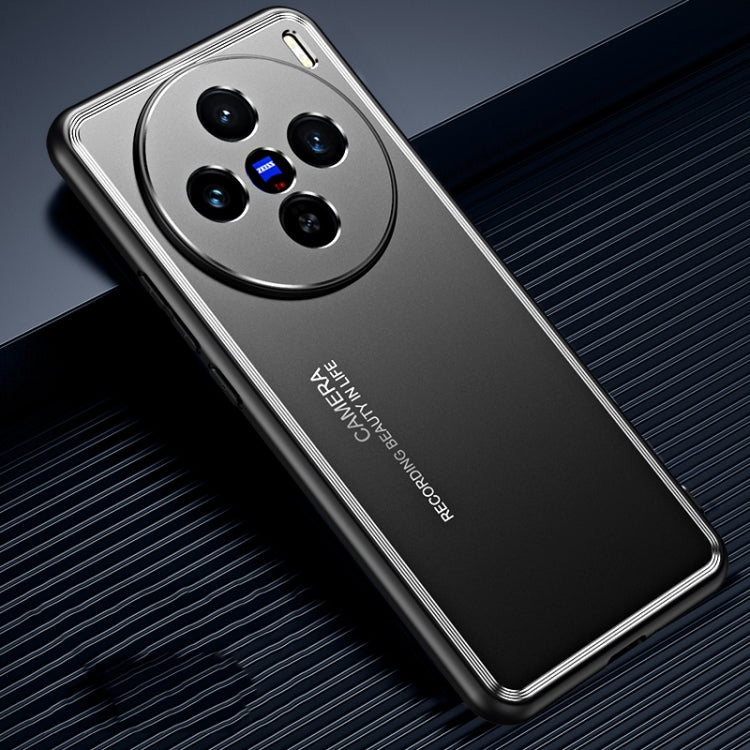 For vivo X100s Frosted Metal Phone Case