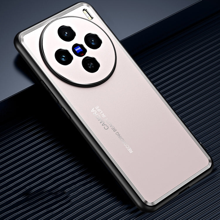 For vivo X100s Frosted Metal Phone Case