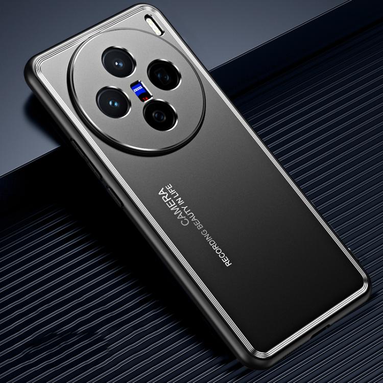 For vivo X200 Frosted Metal Phone Case